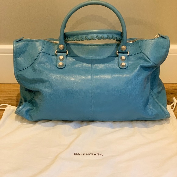 Balenciaga - RARE -Giant 21 Work - Motorcycle Tote Handbag - Picture 2 of 8